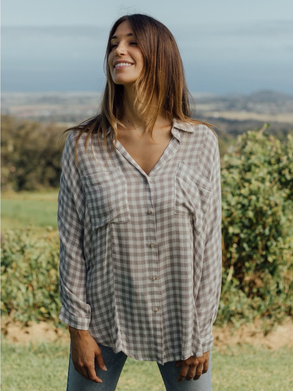 Neuflora Madison Button‎ Down | Gingham | Small